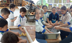 Minik öğrenciler hem eğlendi hem öğrendi
