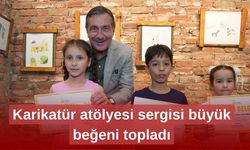 Karikatür atölyesi sergisi büyük beğeni topladı