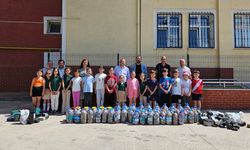 Keşan’da ilkokul öğrencileri 1 ton 109 kilogram atık pil topladı