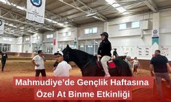 Mahmudiye’de Gençlik Haftasına Özel At Binme Etkinliği