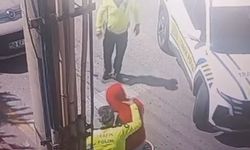 Maskeyi ağzına değil, plakaya taktı