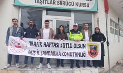 Trafik dersi Jandarmadan