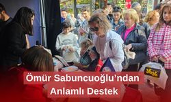 Ömür Sabuncuoğlu’ndan Anlamlı Destek