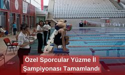Özel Sporcular Yüzme İl Şampiyonası Tamamlandı