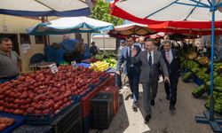 Vali Hüseyin Aksoy'dan Perşembe Pazarı’na Ziyaret