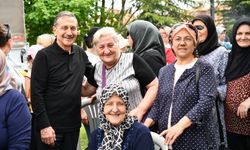 Annelerin Tepebaşı’nda keyfi yerinde