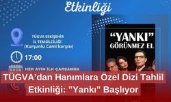 TÜGVA’dan Hanımlara Özel Dizi Tahlil Etkinliği: "Yankı" Başlıyor