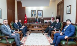 Aile ve Sosyal Hizmetler Bakanlığı Müfettişlerinden Vali Aksoy’a Ziyaret