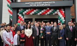 Bakan Bak, Mattıa Ahmet Mınguzzı Spor Tesisi'nin açılışını yaptı