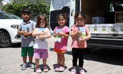 Belediyeden çocuklara süt desteği