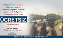 Büyükşehir’den YKS günü ücretsiz ulaşım