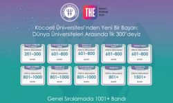 Kocaeli Üniversitesi’nden yeni bir başarı: Dünya üniversiteleri arasında ilk 300’deyiz