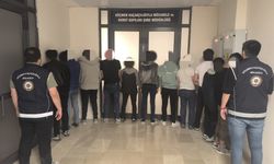 9 düzensiz göçmen  yakalandı