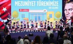 OSB’nin Minikleri Mezuniyet Sevincini Kep Atarak Kutladı