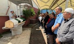 Irmakta boğulan genç, son yolculuğuna uğurlandı
