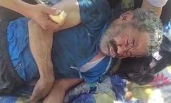 Evde yangın çıktı, yaşlı adam son anda kurtarıldı