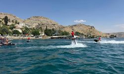 Şanlıurfa İlk Defa Flyboard Gösterisine Sahne Oldu