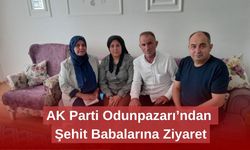 AK Parti Odunpazarı’ndan Şehit Babalarına Ziyaret