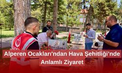 Alperen Ocakları'ndan Hava Şehitliği’nde Anlamlı Ziyaret