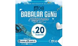 Büyükşehir’in Dijital Pazarı e 38’den Babalar Günü Kampanyası