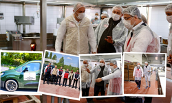 Bakan Yumaklı şoför koltuğuna geçip denetime çıktı