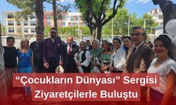“Çocukların Dünyası” Sergisi Ziyaretçilerle Buluştu