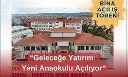 “Geleceğe Yatırım: Yeni Anaokulu Açılıyor”