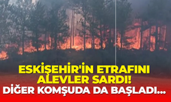 Eskişehir'in etrafını alevler sardı! Diğer komşuda da başladı...