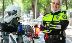 Konya’da polislik hayalini gerçekleştiren Safiye Işık, motosiklet tutkusunu mesleğiyle buluşturdu
