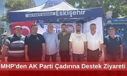 MHP'den AK Parti Çadırına Destek Ziyareti