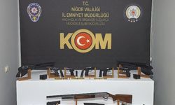 Niğde'de ruhsatsız silah operasyonu: 16 şüpheli gözaltında
