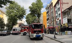Otel yangınına müdahale edildi