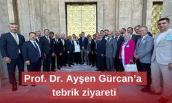 Prof. Dr. Ayşen Gürcan’a tebrik ziyareti