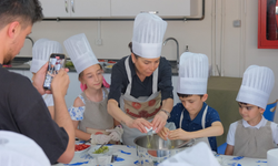 Minikler çocuk atölyesind emutfağa girdi