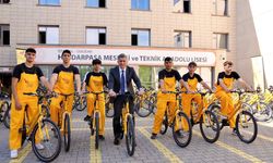 Meslek Lisesi Öğrencileri 200 Bisikleti Sıfırdan Üretti