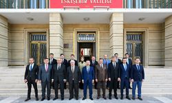 Vali Aksoy'dan Vali Yardımcısı Leblebicier ve Kaymakam Kalkan’a Veda