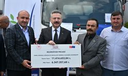 Vali  Aksoy, TKDK IPARD Kadın Yatırımcılar Projesi Kapsamında Frigorifik Araç Teslim Törenine Katıldı