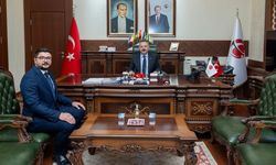 Enstitü Müdürü Ulaş Çınar’dan Vali Aksoy’a Ziyaret