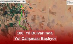 100. Yıl Bulvarı’nda Yol Çalışması Başlıyor