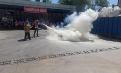 Sanayi kuruluşlarına yangın müdahale bilgisi verildi
