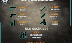 Aranıyorlardı, 272 si yakalandı