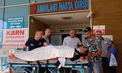 Elektrik akımına kapıldı