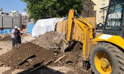 Doğalgaz borusu delindi vatandaş endişelendi