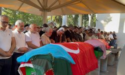 Son yolculuğuna evladıyla uğurlandı