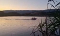 Gölde kaybolan genç için ekipler seferber oldu