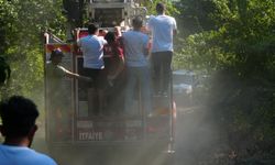 Düzce Sakarya sınırındaki yangına müdahale devam ediyor