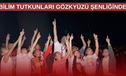 Bilim tutkunları gökyüzü  şöleninde gözlem yaptı