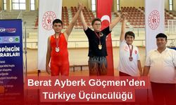 Berat Ayberk Göçmen’den Türkiye Üçüncülüğü