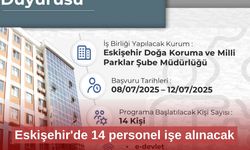 Eskişehir'de 14 personel işe alınacak