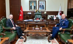 Orgeneral İsmail Güneykaya’dan Vali Hüseyin Aksoy’a Ziyaret